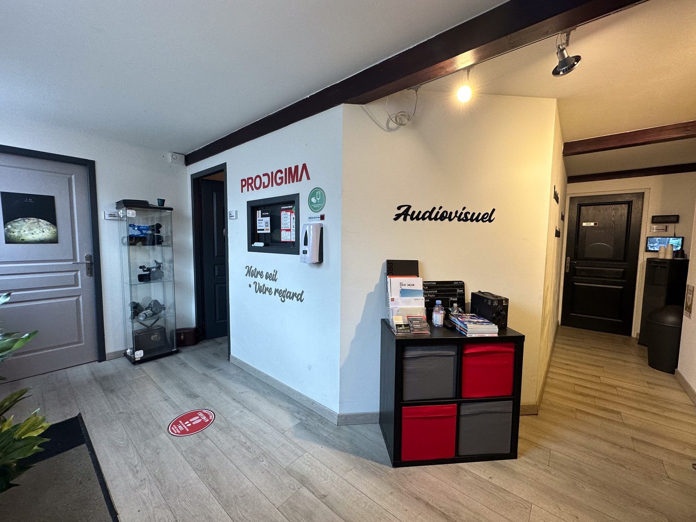 L'accueil du studio